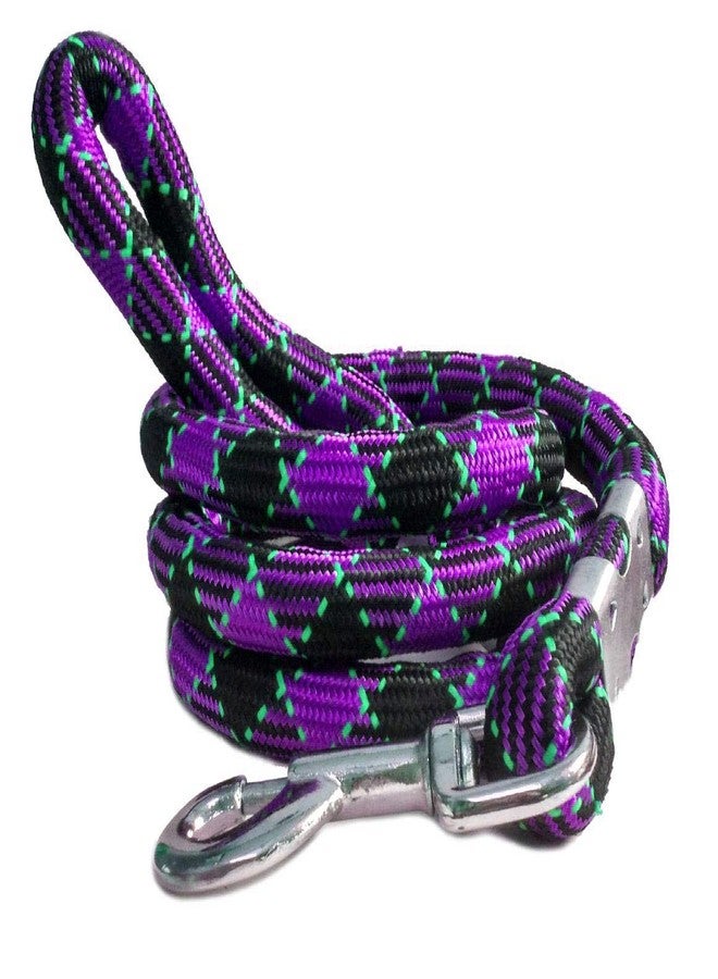 VRCT 16 mm Rope Dog Leash | Reflective Dog Leash | Nylon Braided | Dog Training Leash for Medium Dogs Walking Leads (Color May Very)